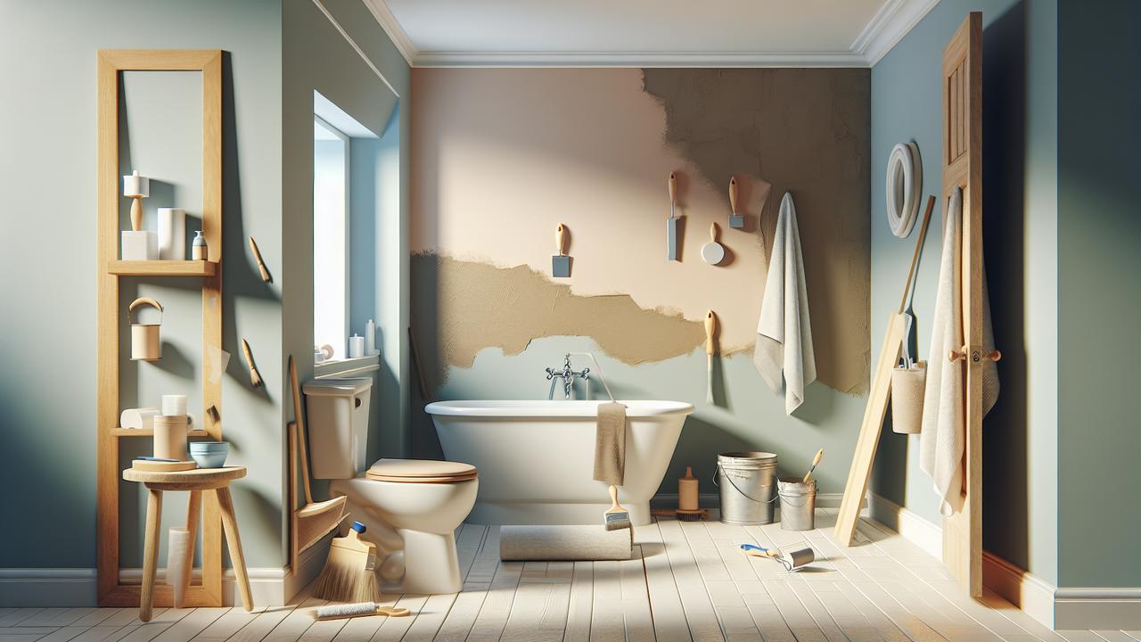 badkamer stucen en verven